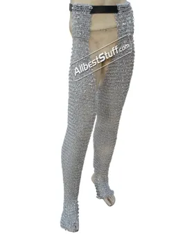 Round Riveted Aluminium Chausses Pin Riveted Large Length 38